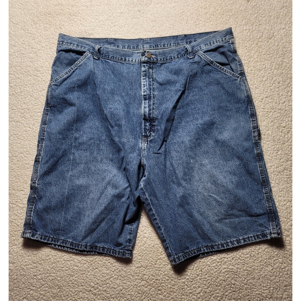 Wrangler WRG Jean Co Mens Carpenter Denim Shorts Blue 40 64SF20V